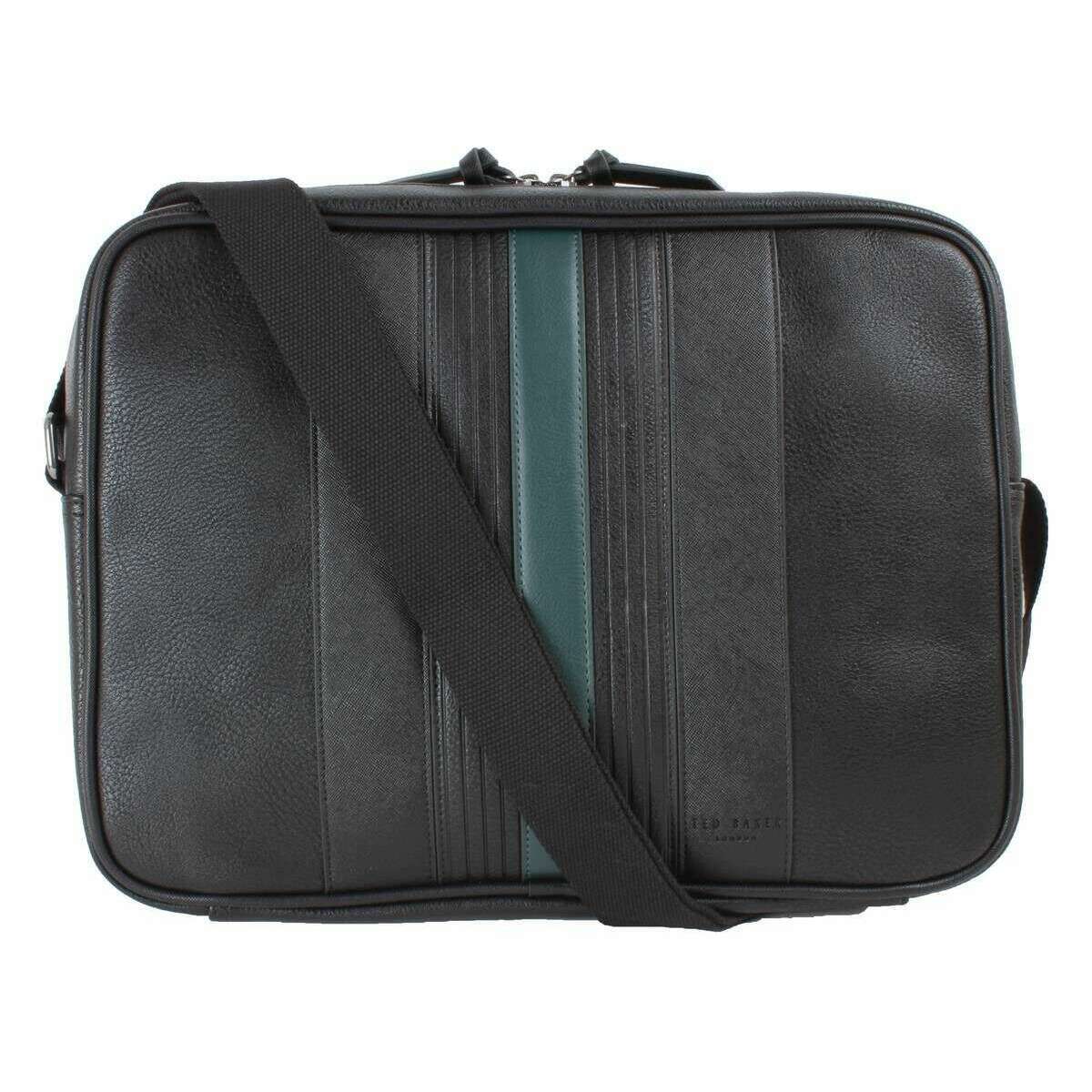 Ted Baker Evvan Striped Dispatch Bag - Black