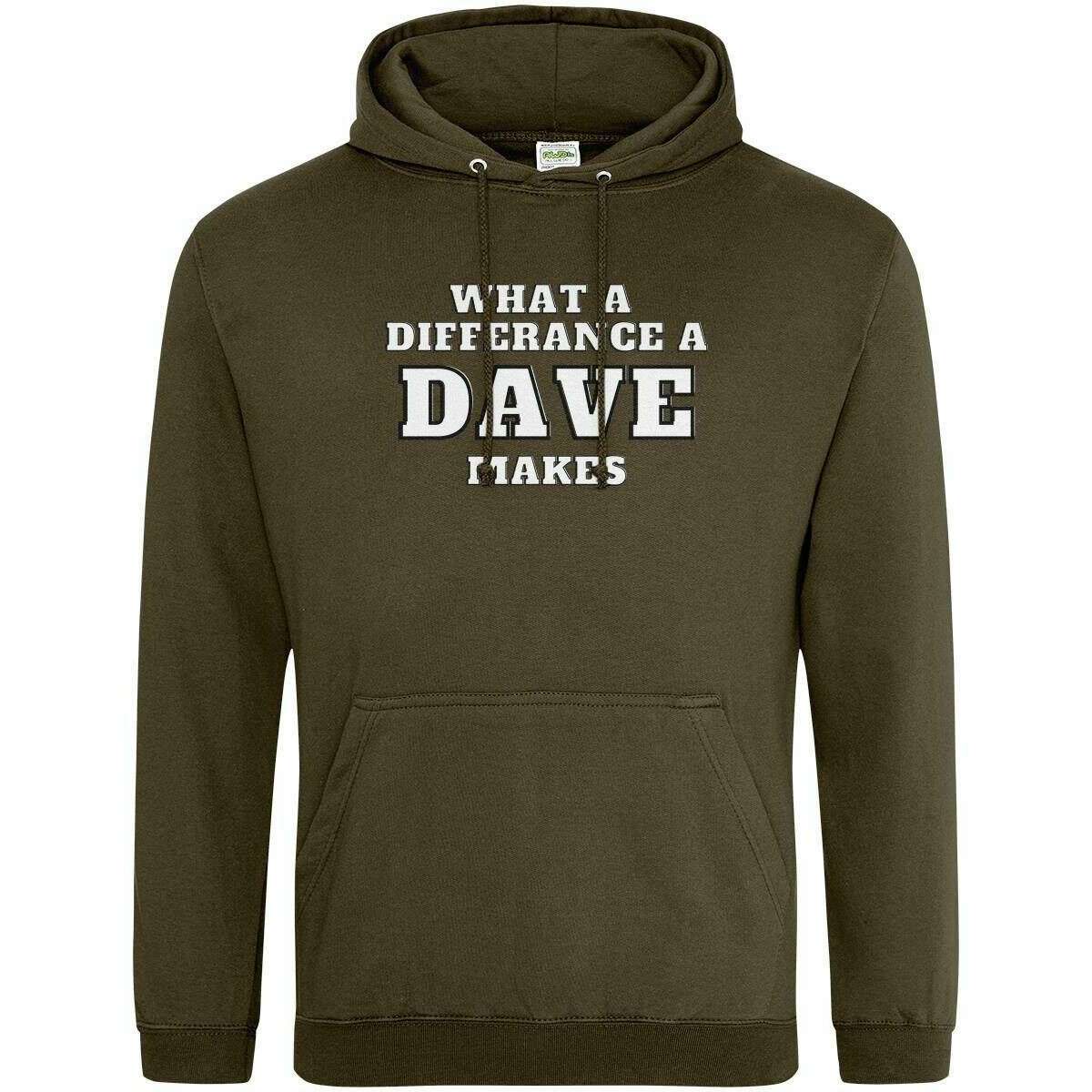 Teemarkable! What A Difference a Dave Makes Hoodie