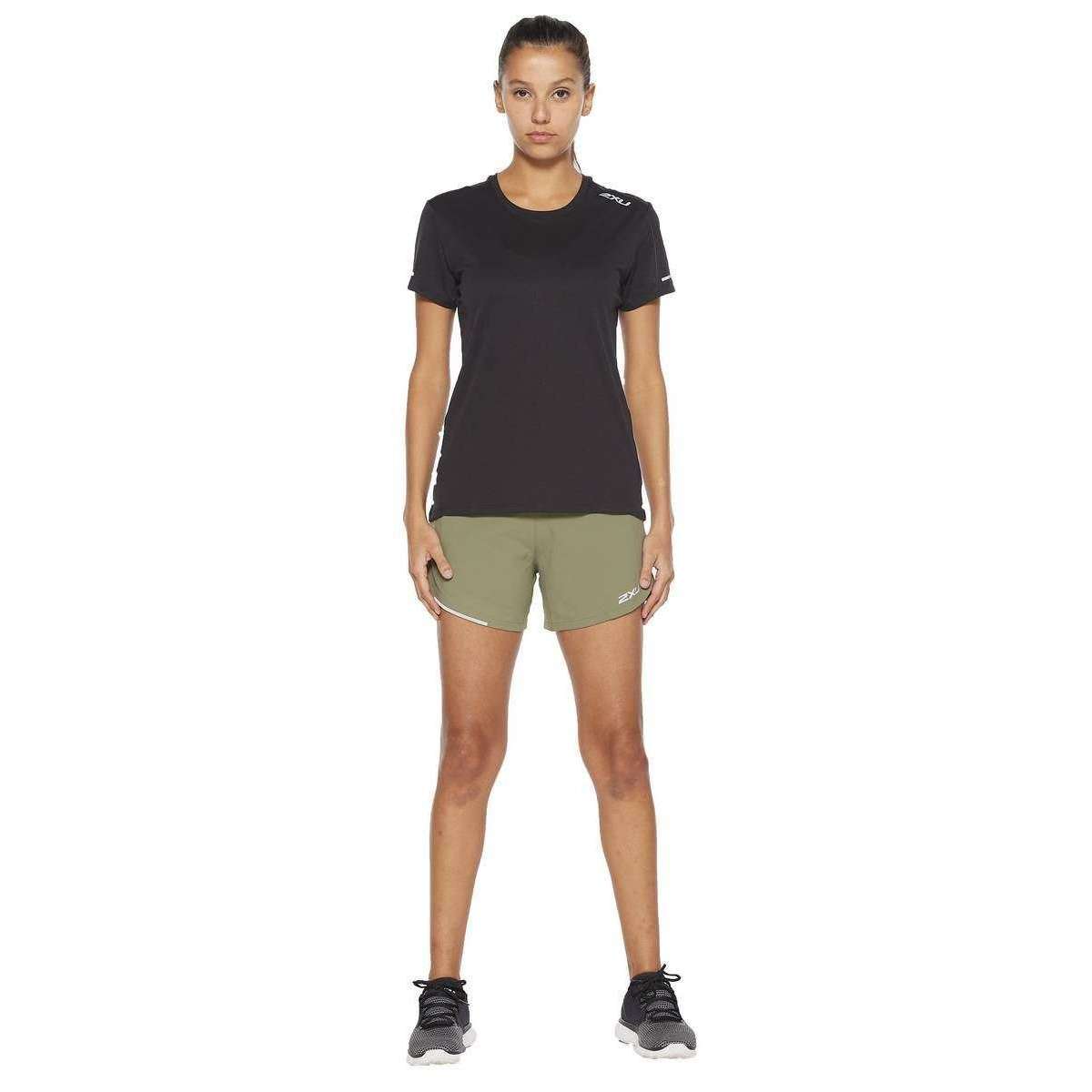 2XU Aero T-Shirt - Black/Silver Reflective