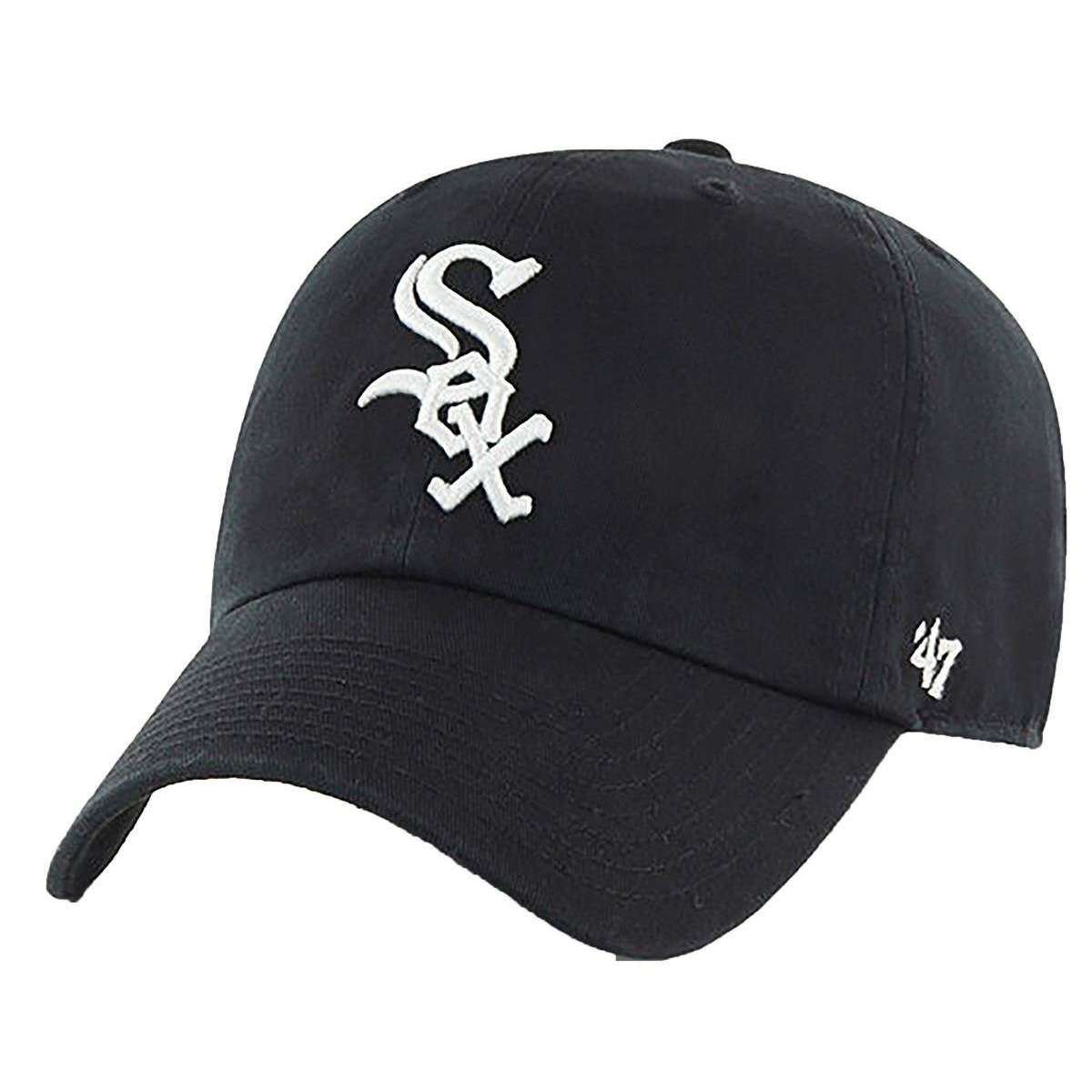 47 Brand Clean Up MLB Chicago White Sox Cap - Black/White