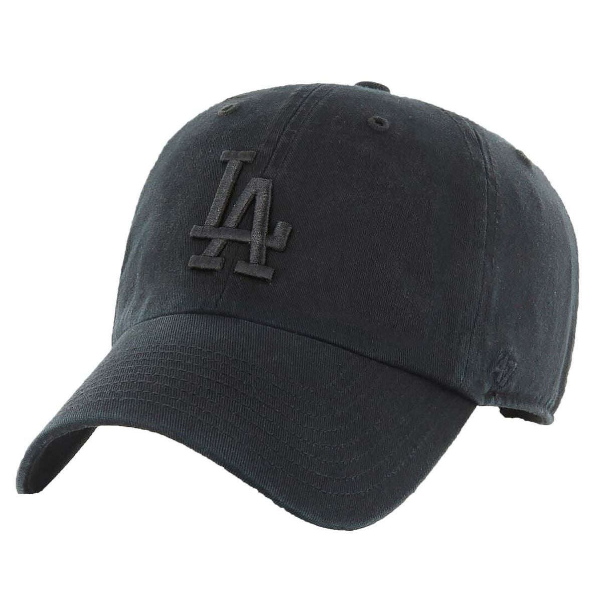 47 Brand Clean Up MLB Los Angeles Dodgers Cap - Black/Black