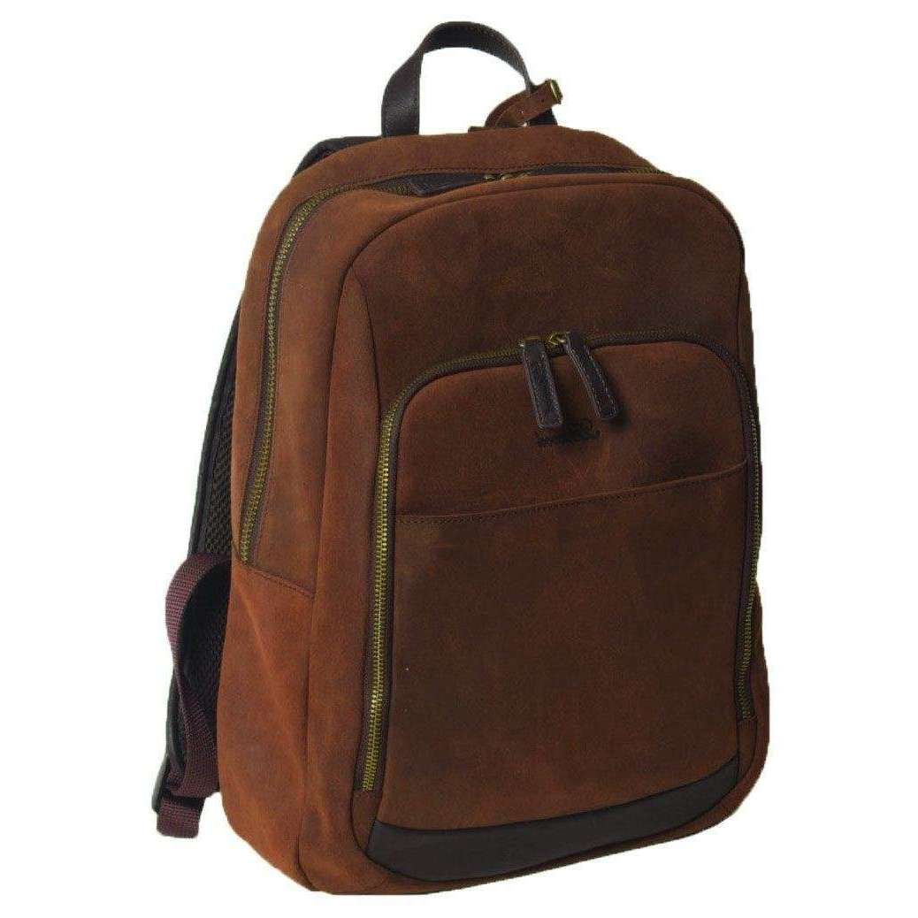 Ashwood Leather Business Travel Rucksack - Tornado Brown