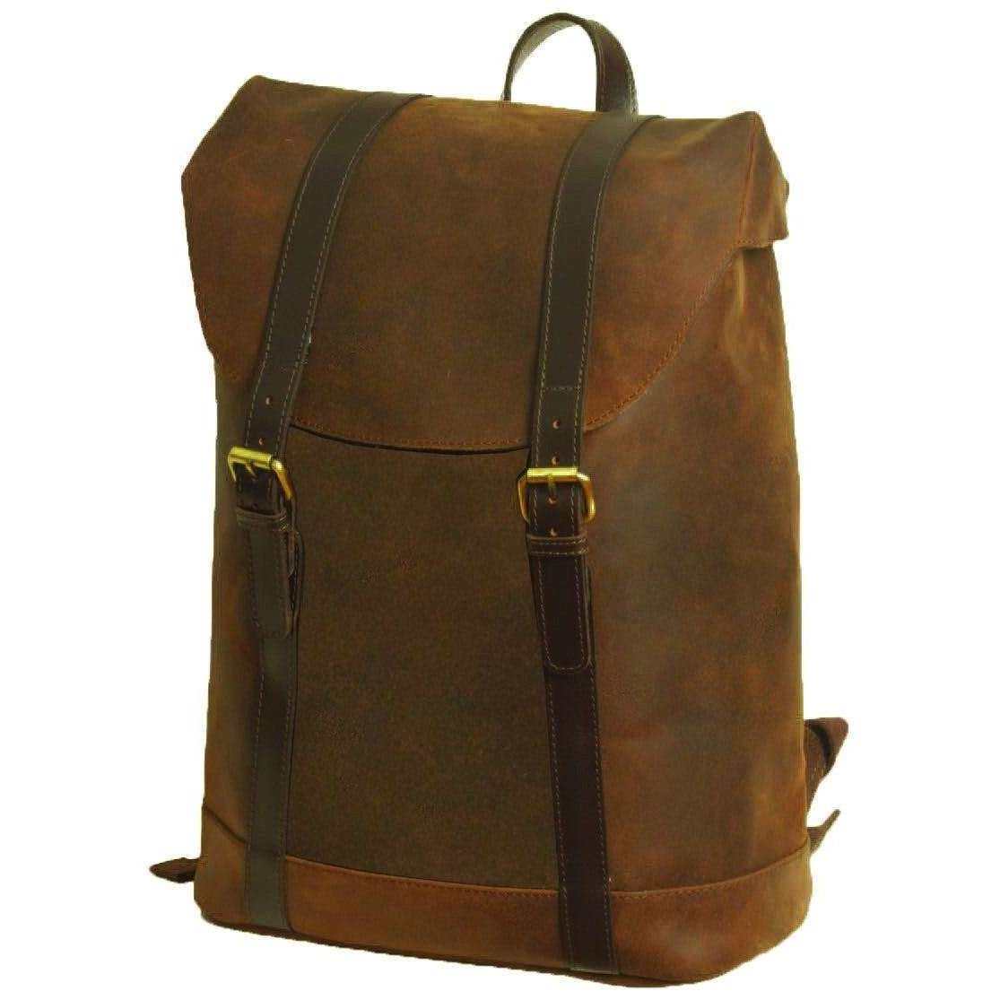 Ashwood Leather Kane Large Rucksack - Tornado Brown