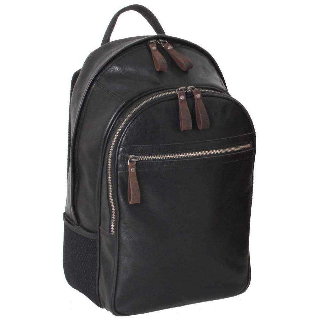 Ashwood Leather Stratford Milled VT Leather Rucksack - Black