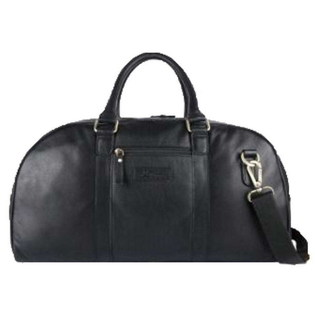 Ashwood Leather Travel Holdall - Black