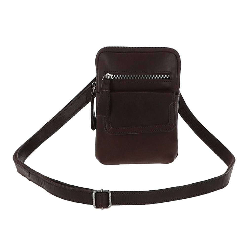 Ashwood Leather Windmere Small Waxy Leather Messenger Bag - Brown