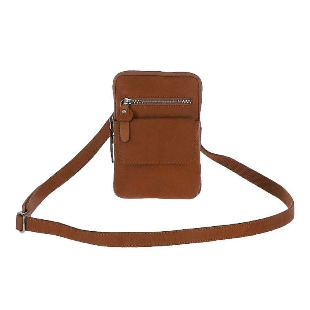 Ashwood Leather Windmere Small Waxy Leather Messenger Bag - Tan