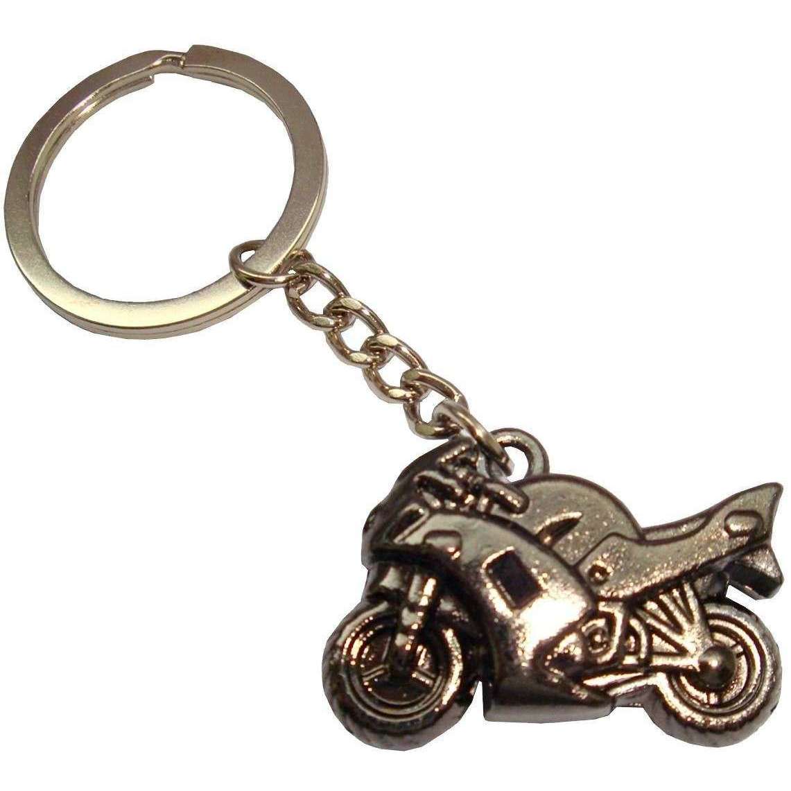 Bassin and Brown Motorbike Key Ring - Black