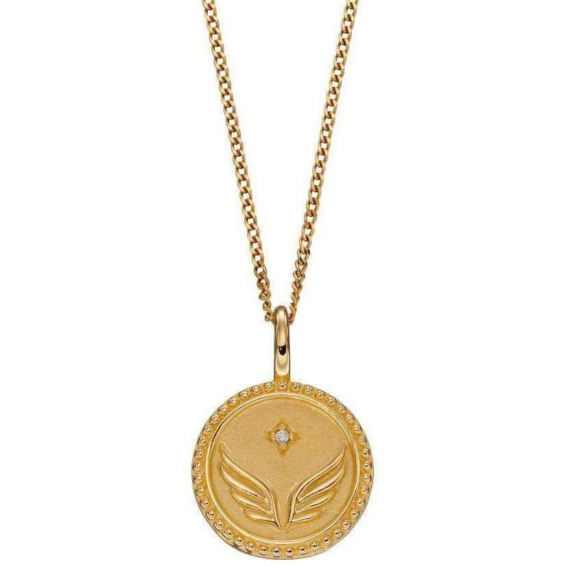 Beginnings Freedom Empowerment Pendant - Yellow Gold