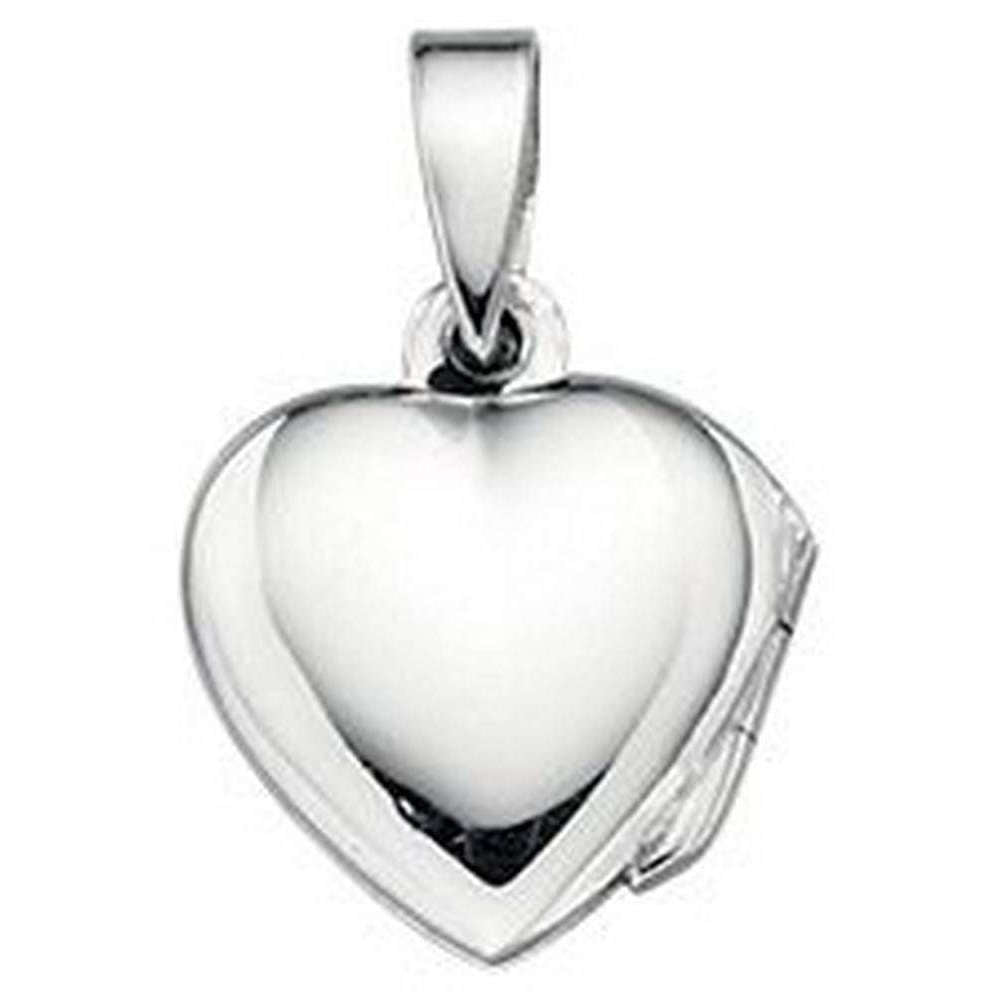 Beginnings Heart Locket Pendant - Silver