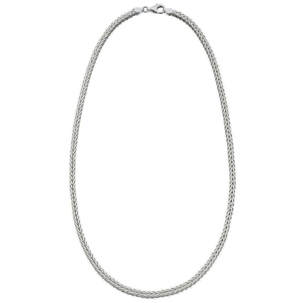 Beginnings Heavyweight Foxtail Chain Necklace - Silver