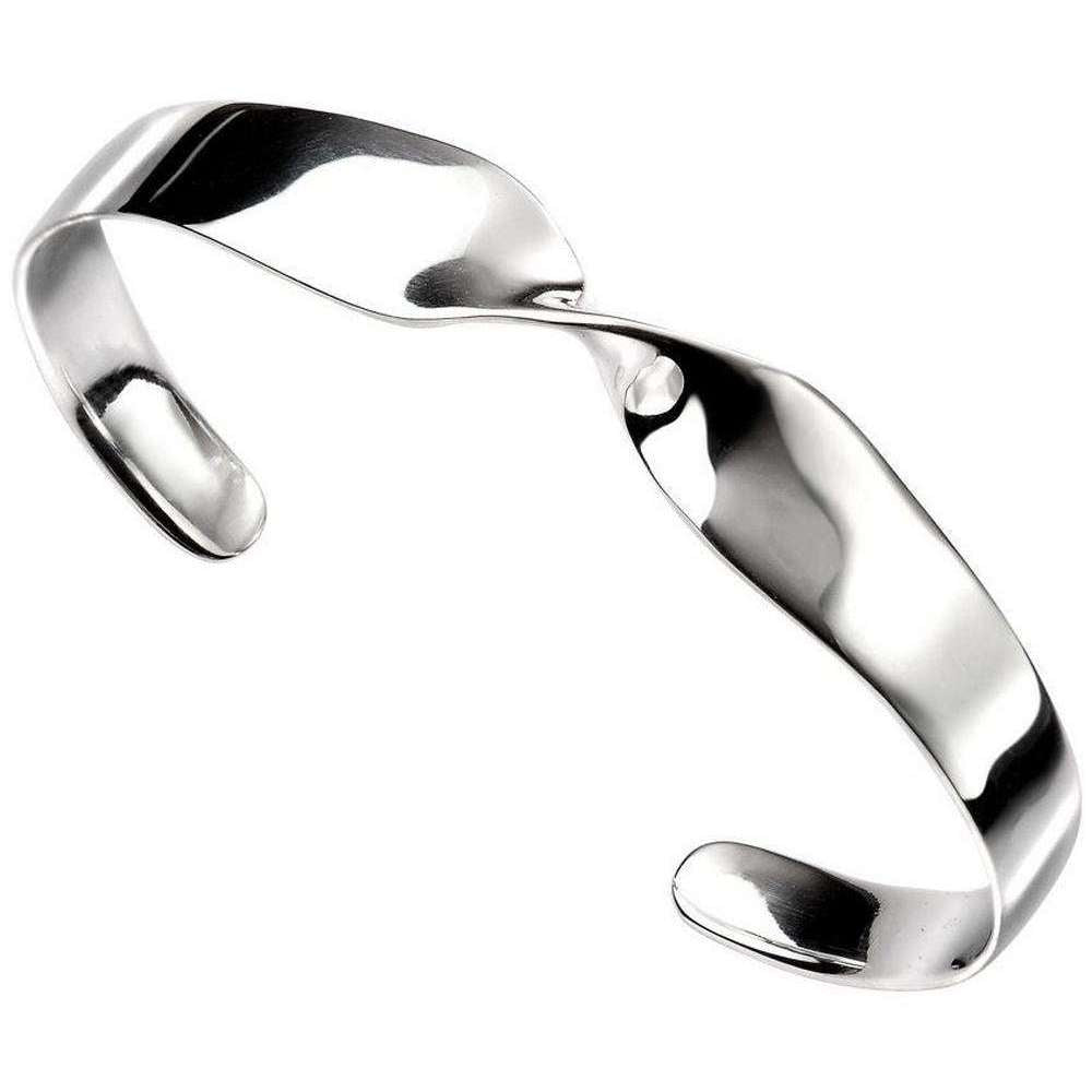 Beginnings Twist 925 Sterling Silver Bangle