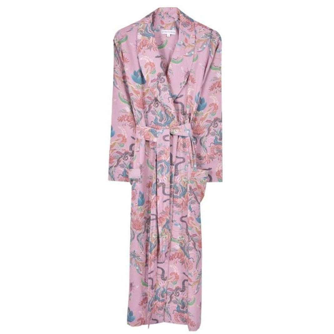 Bown of London Lightweight Dressing Gown - Serpentine Blush Pink - Small - 8-10 UK | 4-6 US | 90-97cm | 36"- 38"