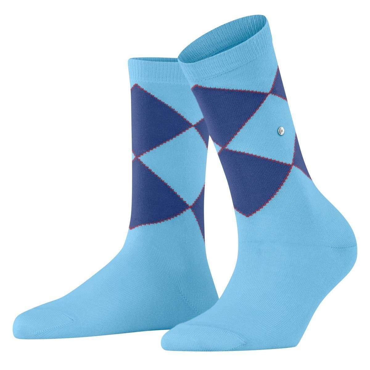 Burlington Darlington Socks - Hydro Blue