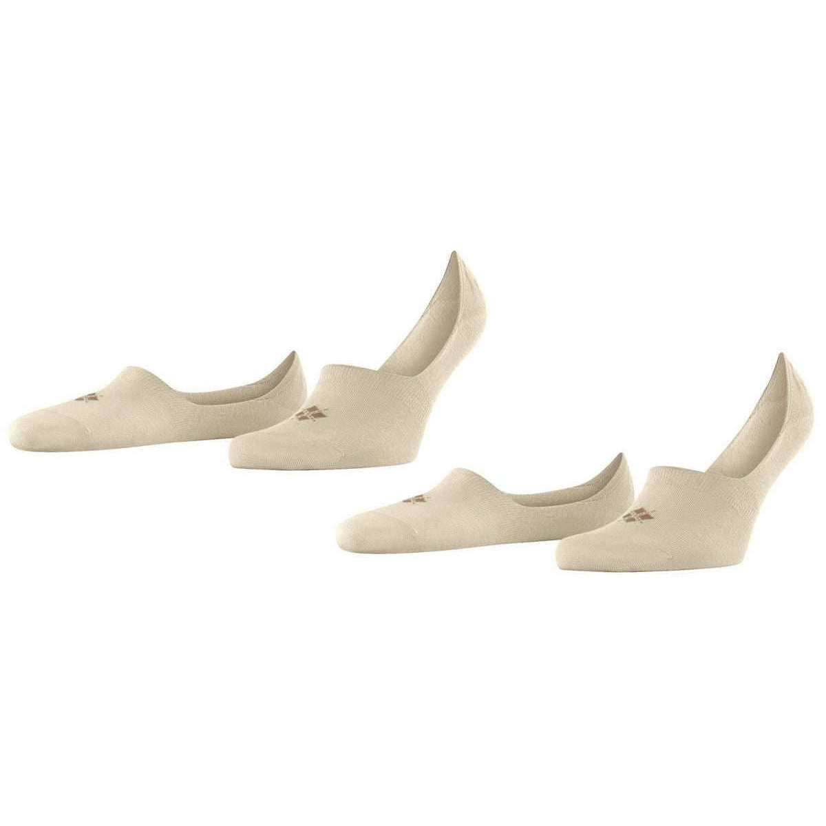 Burlington Everyday 2-Pack No Show Socks - Beige - Medium - 7-8 UK | 8-9 US | 41-42 EUR