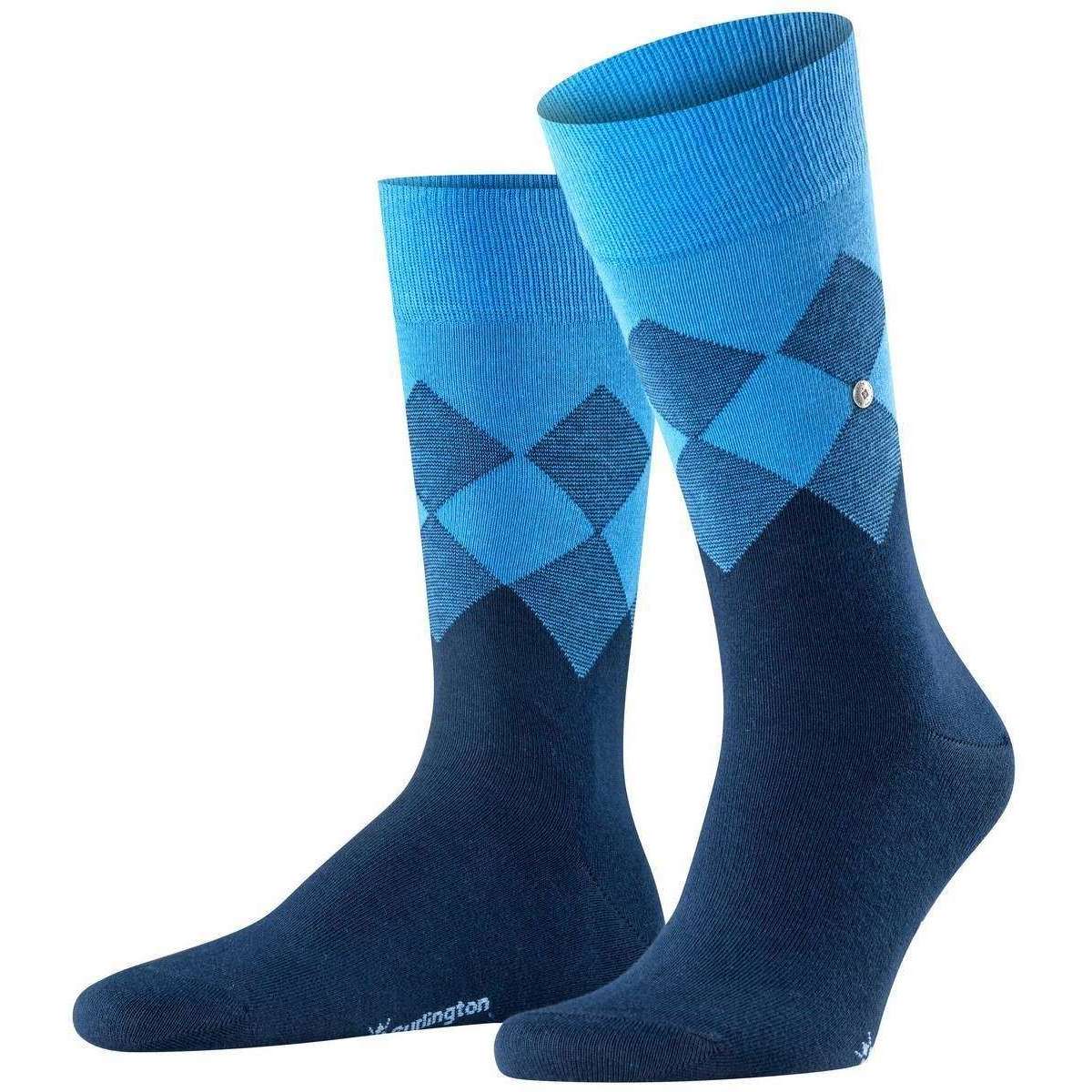 Burlington Hampstead Socks - Marine Navy/Blue