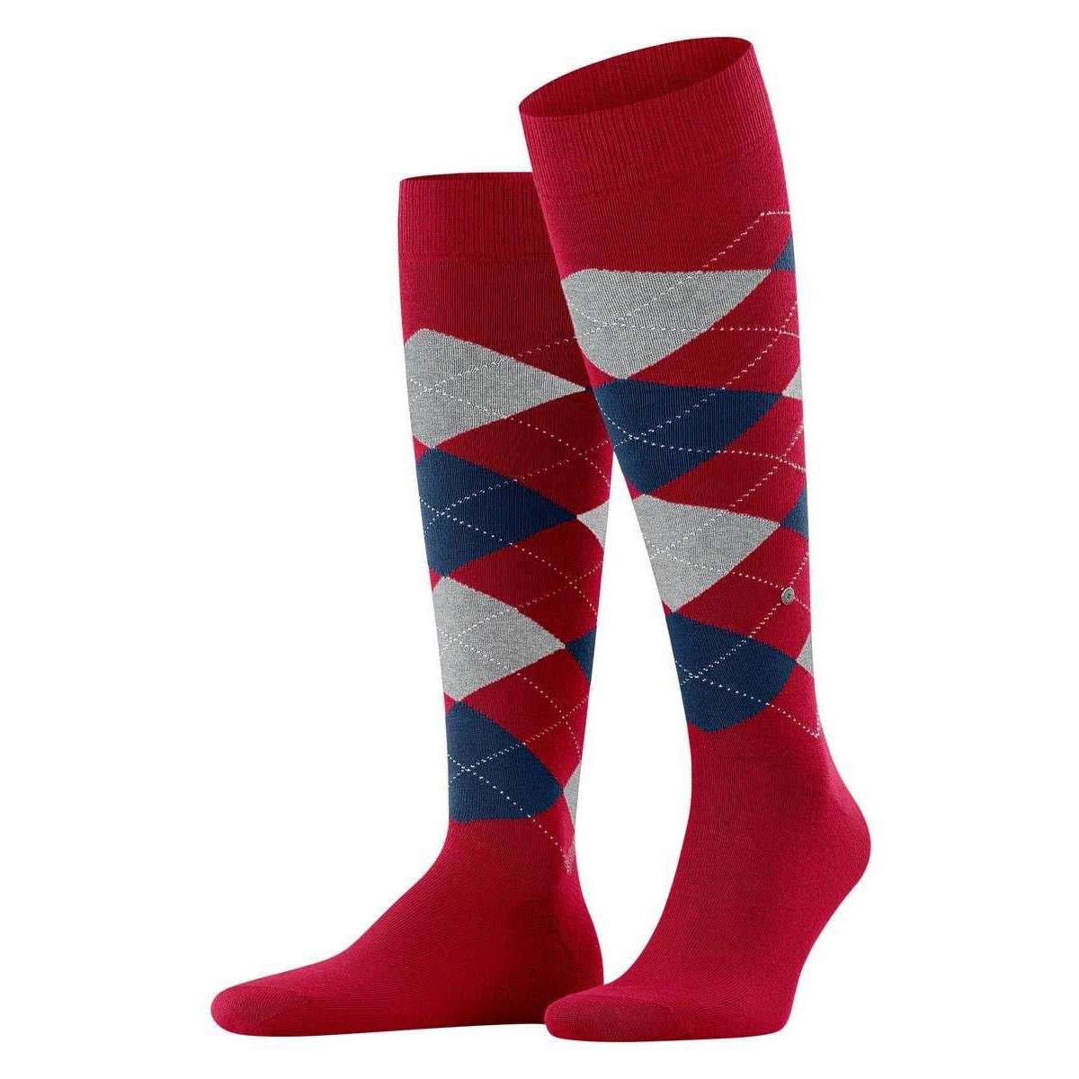 Burlington King Knee High Socks - Red Pepper