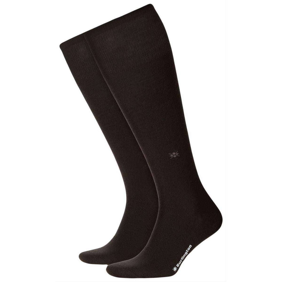 Burlington Leeds Knee High Socks - Dark Brown