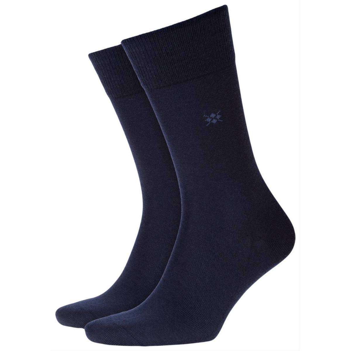 Burlington Leeds Socks - Marine Navy