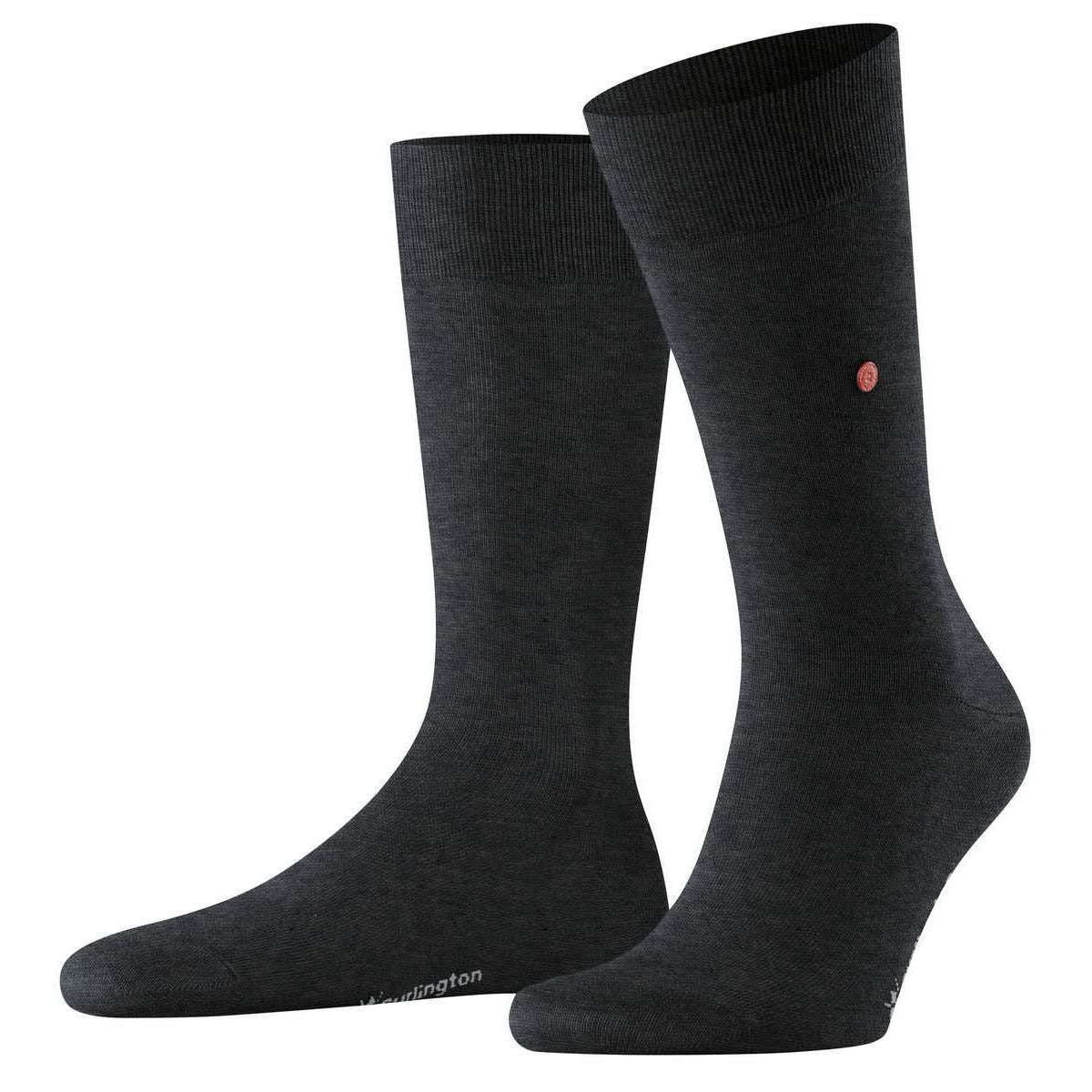 Burlington Lord Socks - Oil Mel Grey