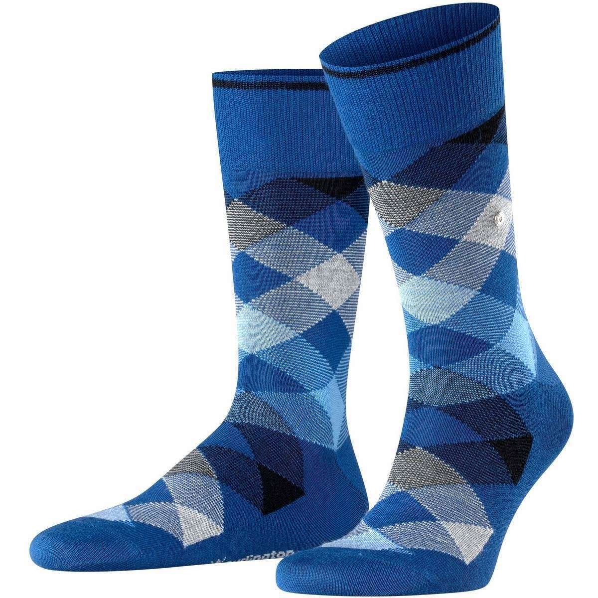 Burlington Newcastle Socks - Royal Blue/Navy