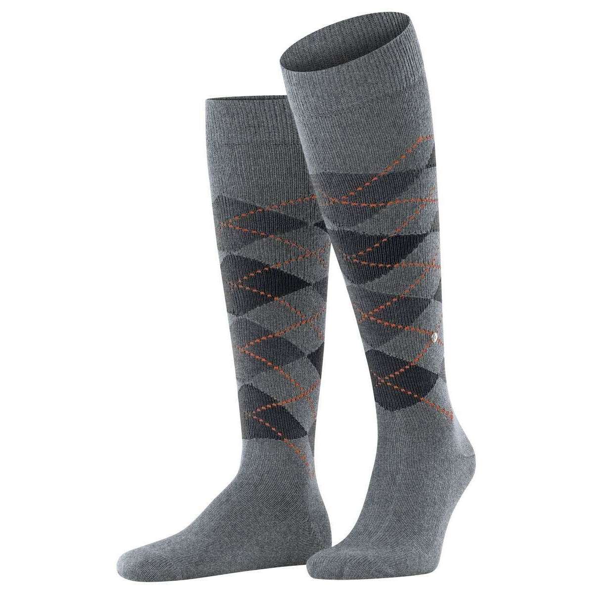 Burlington Preston Knee High Socks - Light Grey