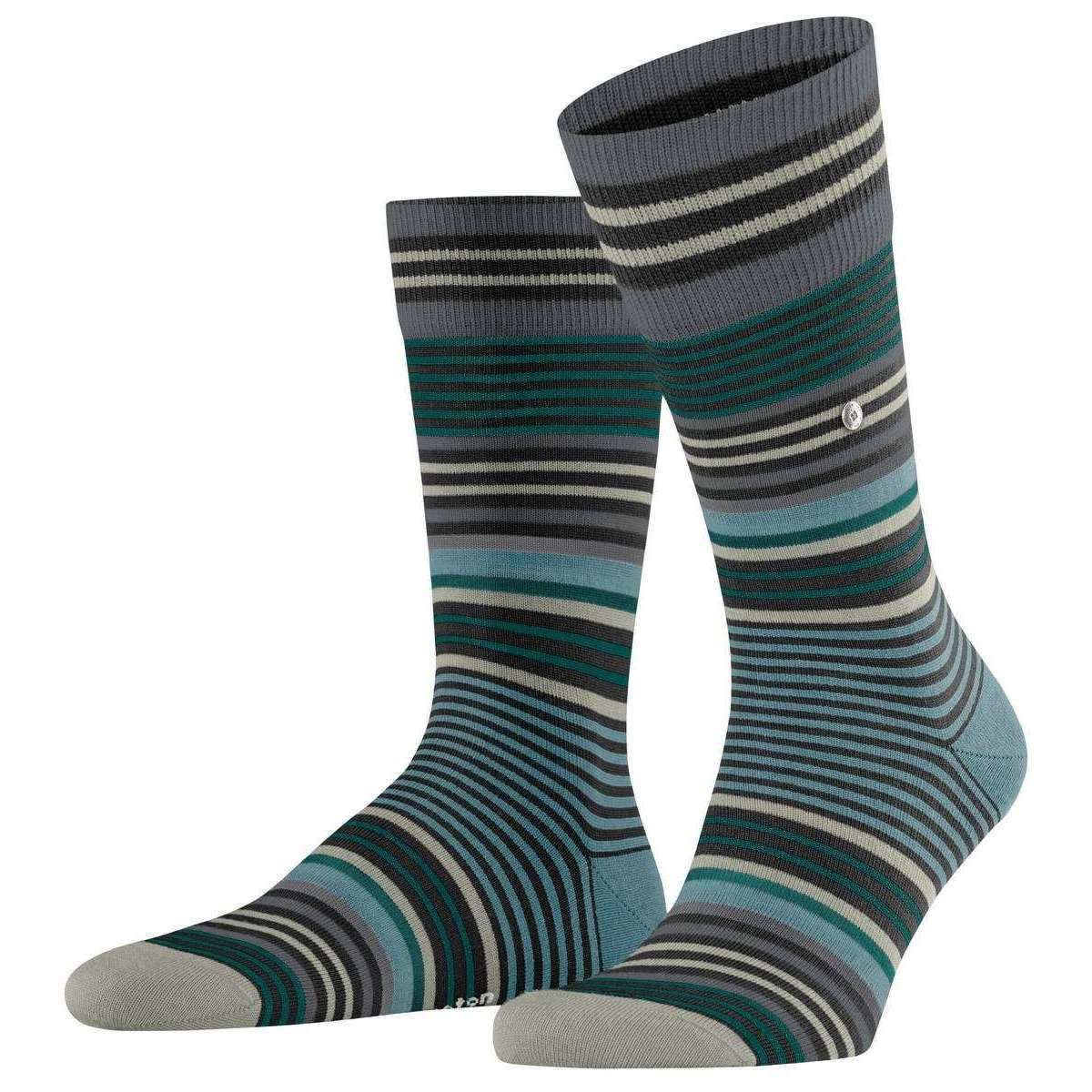 Burlington Stripe Socks - Black