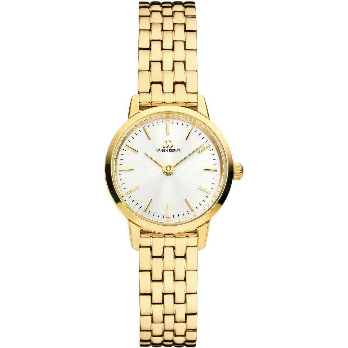 Danish Design Akilia Mini Link Watch - Gold/White