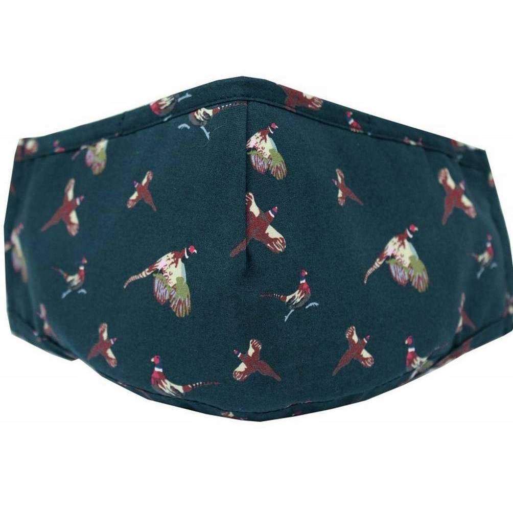 David Van Hagen Flying Pheasants Reusable Face Mask - Navy