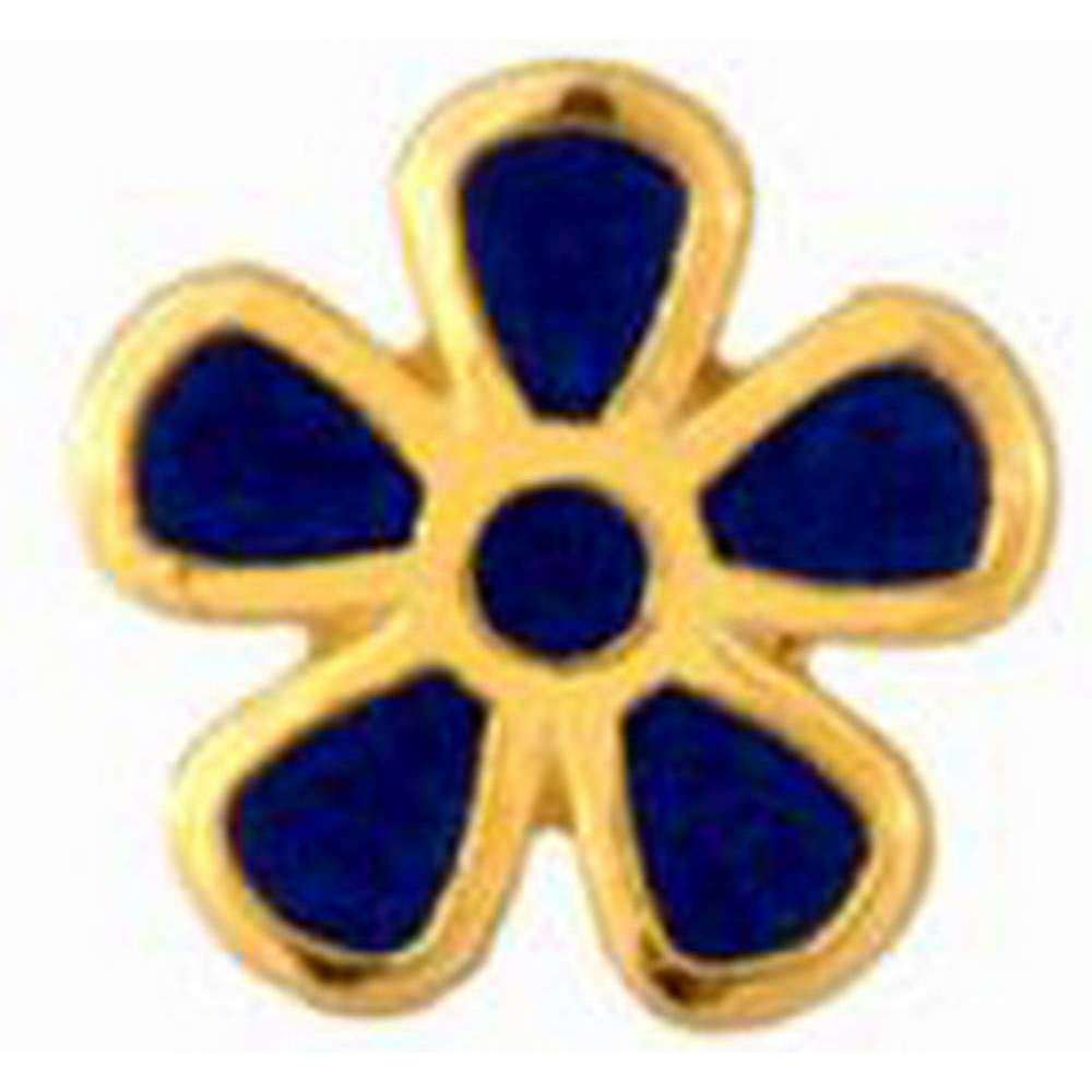 David Van Hagen Forgetmenot Tie Tac - Blue