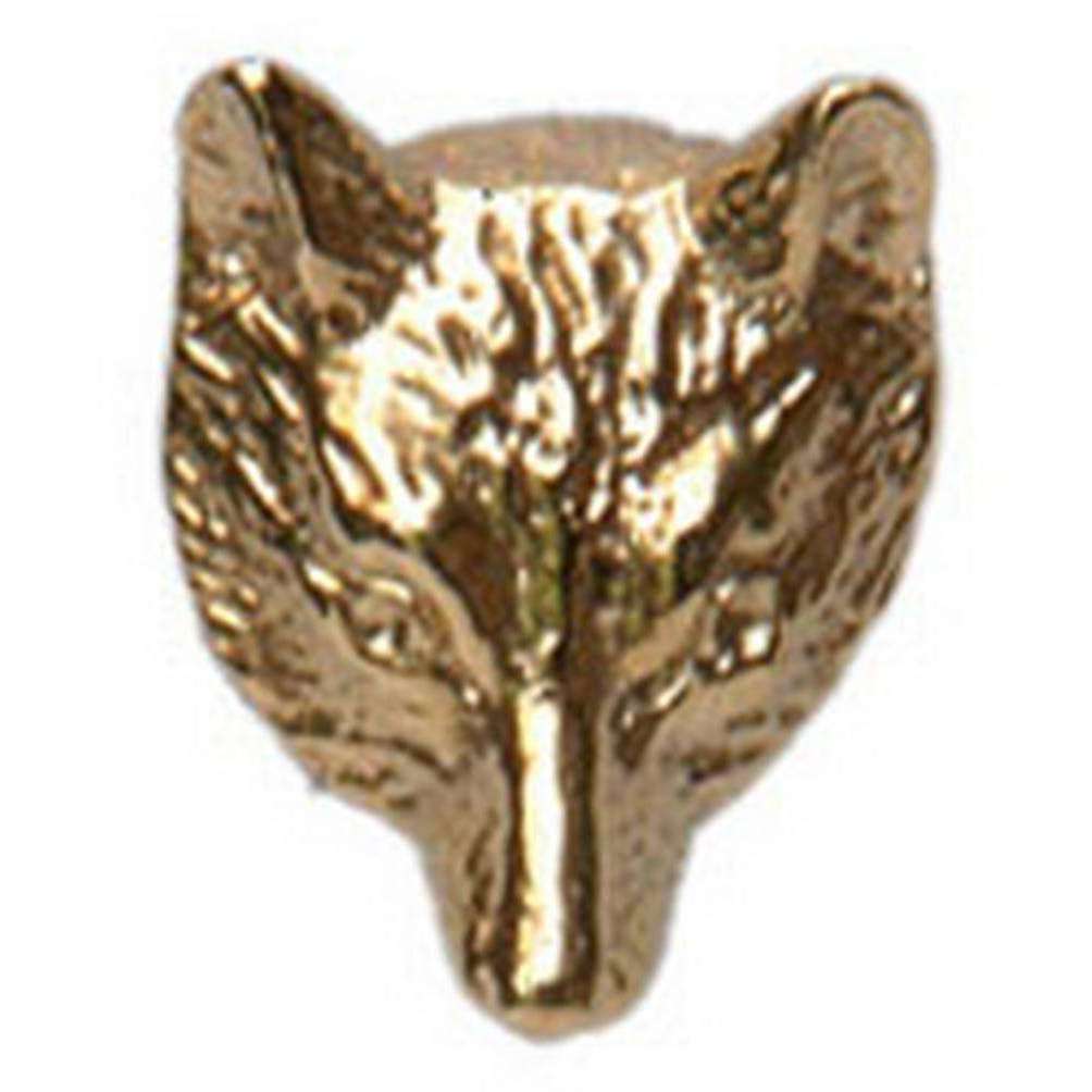 David Van Hagen Fox Head 9ct Gold Tie Tac - Gold