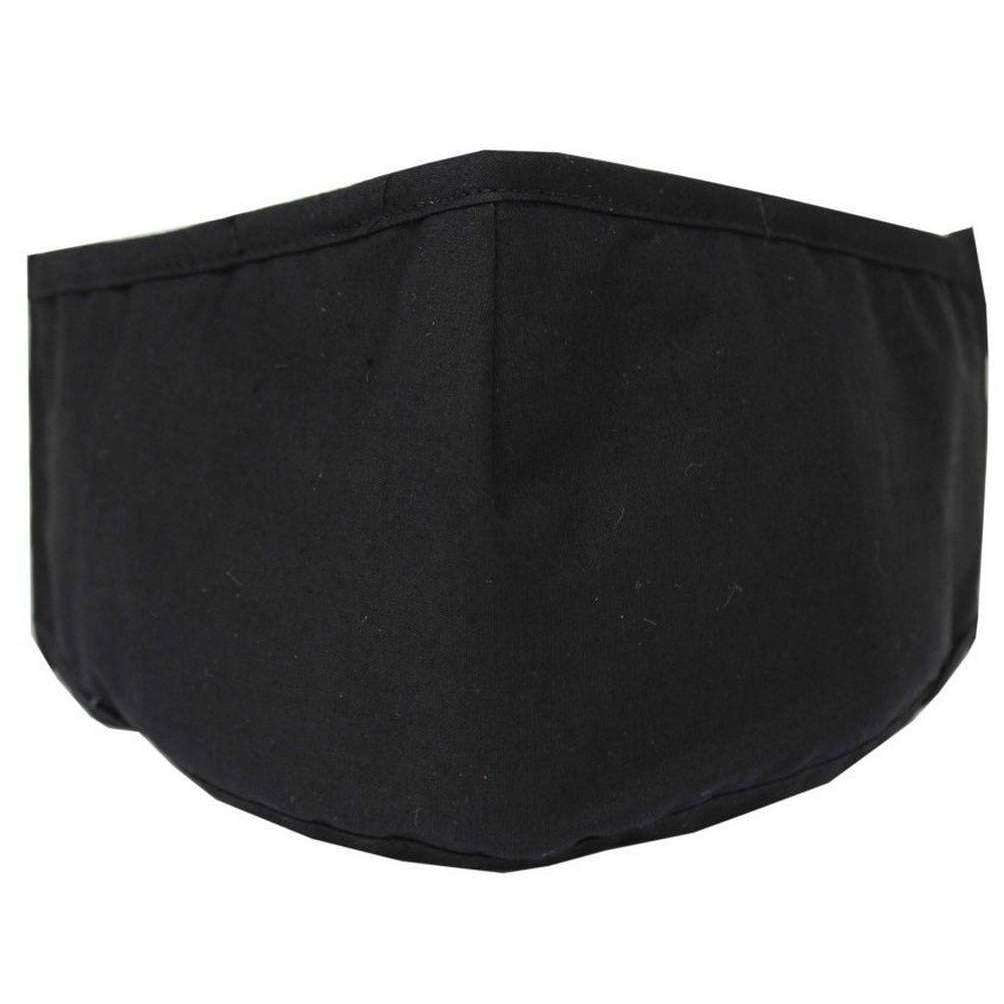 David Van Hagen Plain Reusable Face Mask - Black