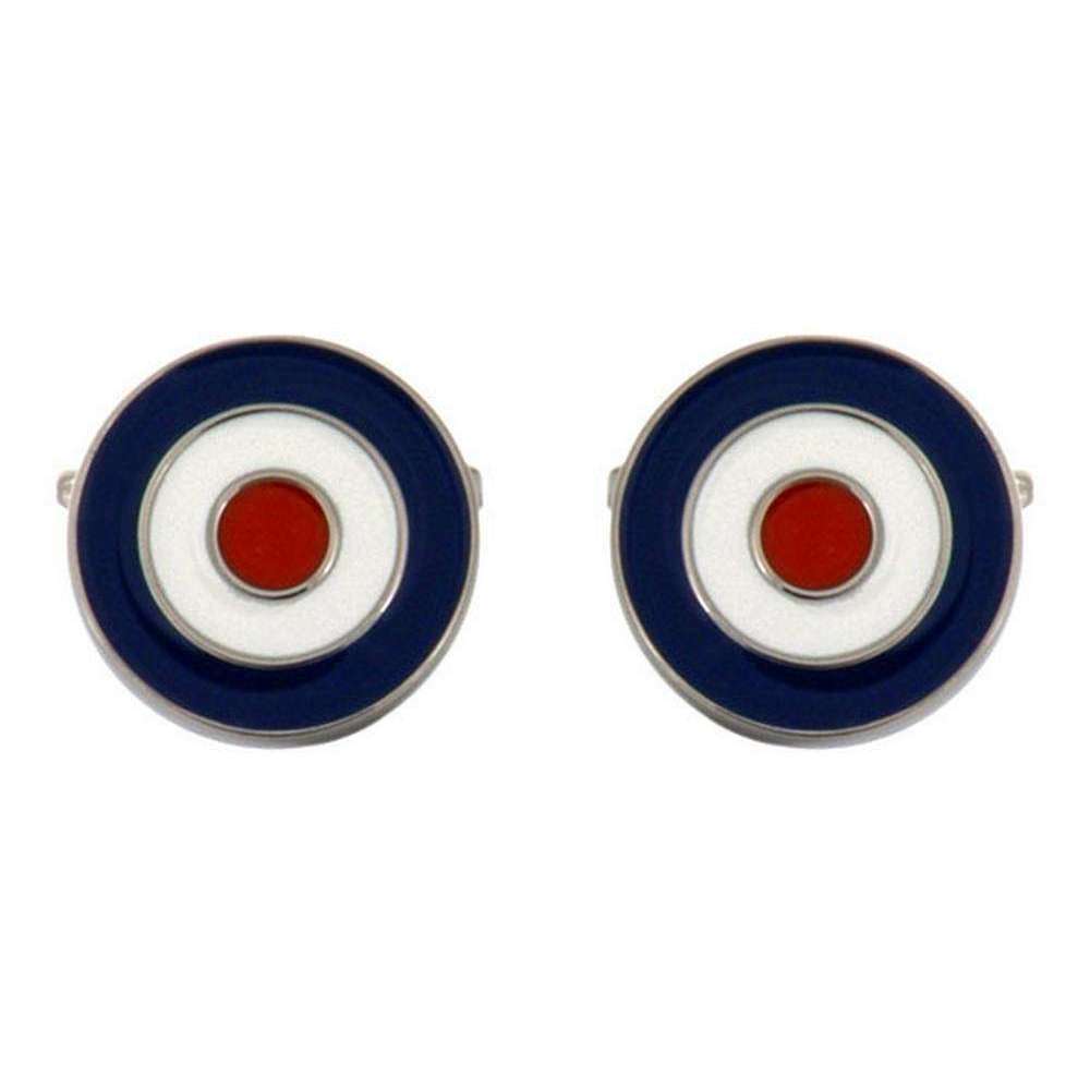 David Van Hagen RAF Cufflinks - Blue/White/Red