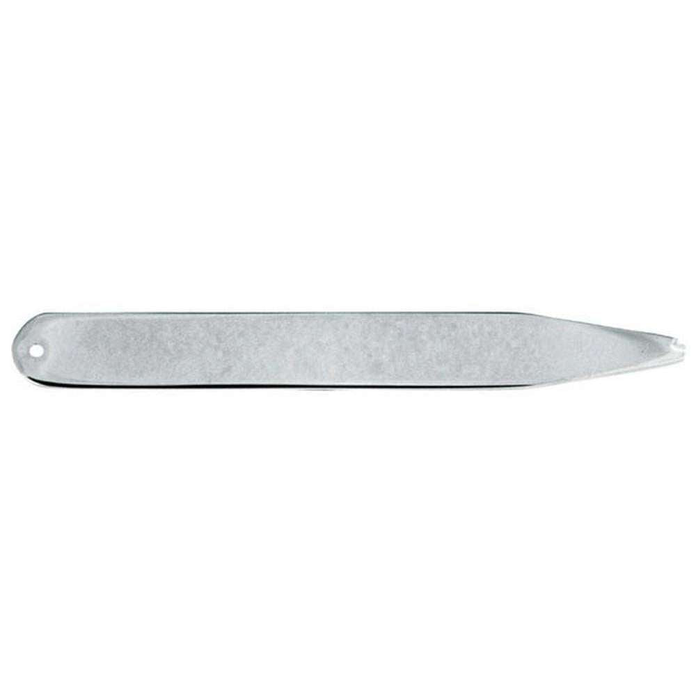 David Van Hagen Rhodium Plated Collar Stiffeners - Silver