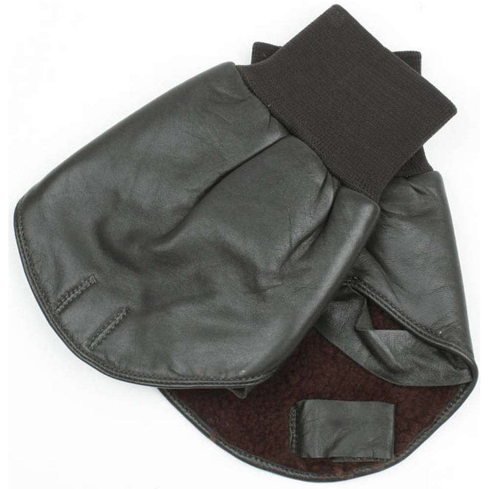 Dents Boss Leather Shooting Mitts - Olive
