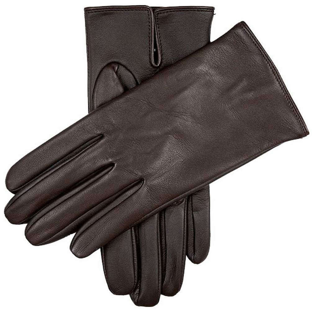 Dents Bowood Touchscreen Leather Gloves - Brown/Beige