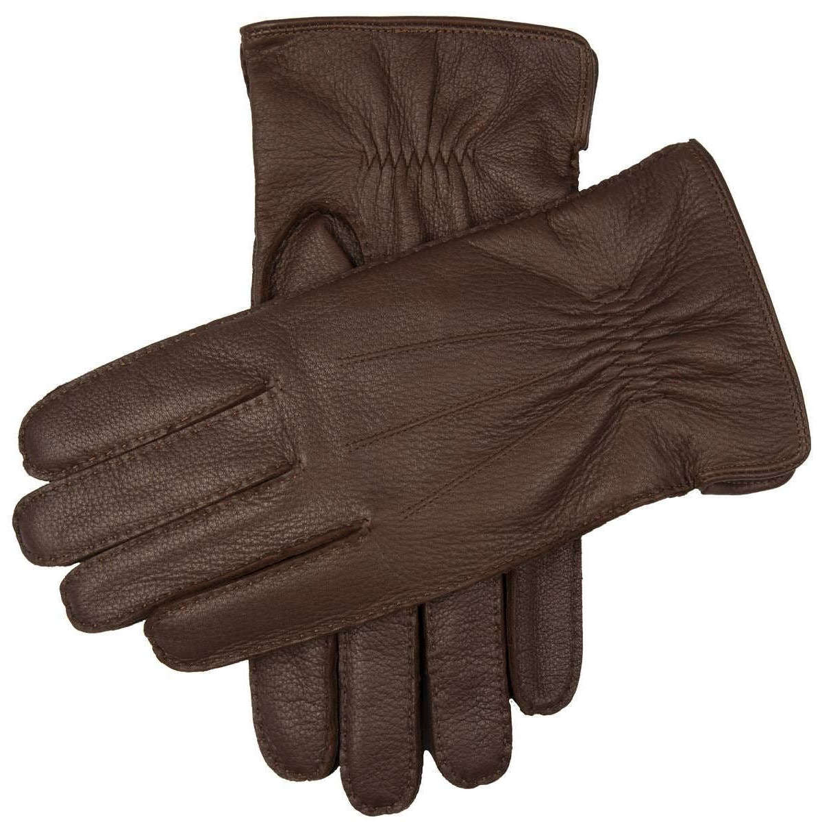 Dents Chalford Deerskin Leather Gloves - Walnut Brown - Large - 9.5-10" | 24-26cm