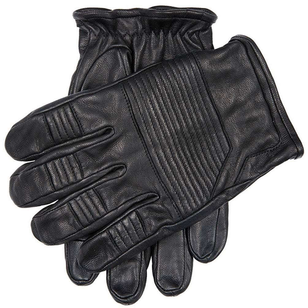 Dents Colchester Touchscreen Leather Gloves - Black - Medium - 8.5-9" | 21.5-23cm