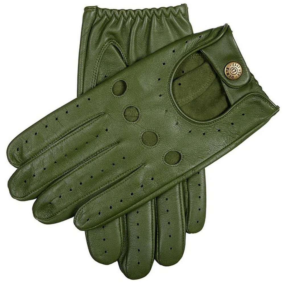 Dents Delta Classic Leather Driving Gloves - Lincoln Green - Small - 7.5-8" | 19-20.5cm