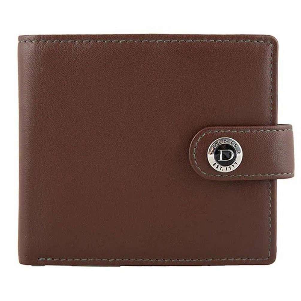 Dents Eden Security Billfold Wallet - English Tan/Olive