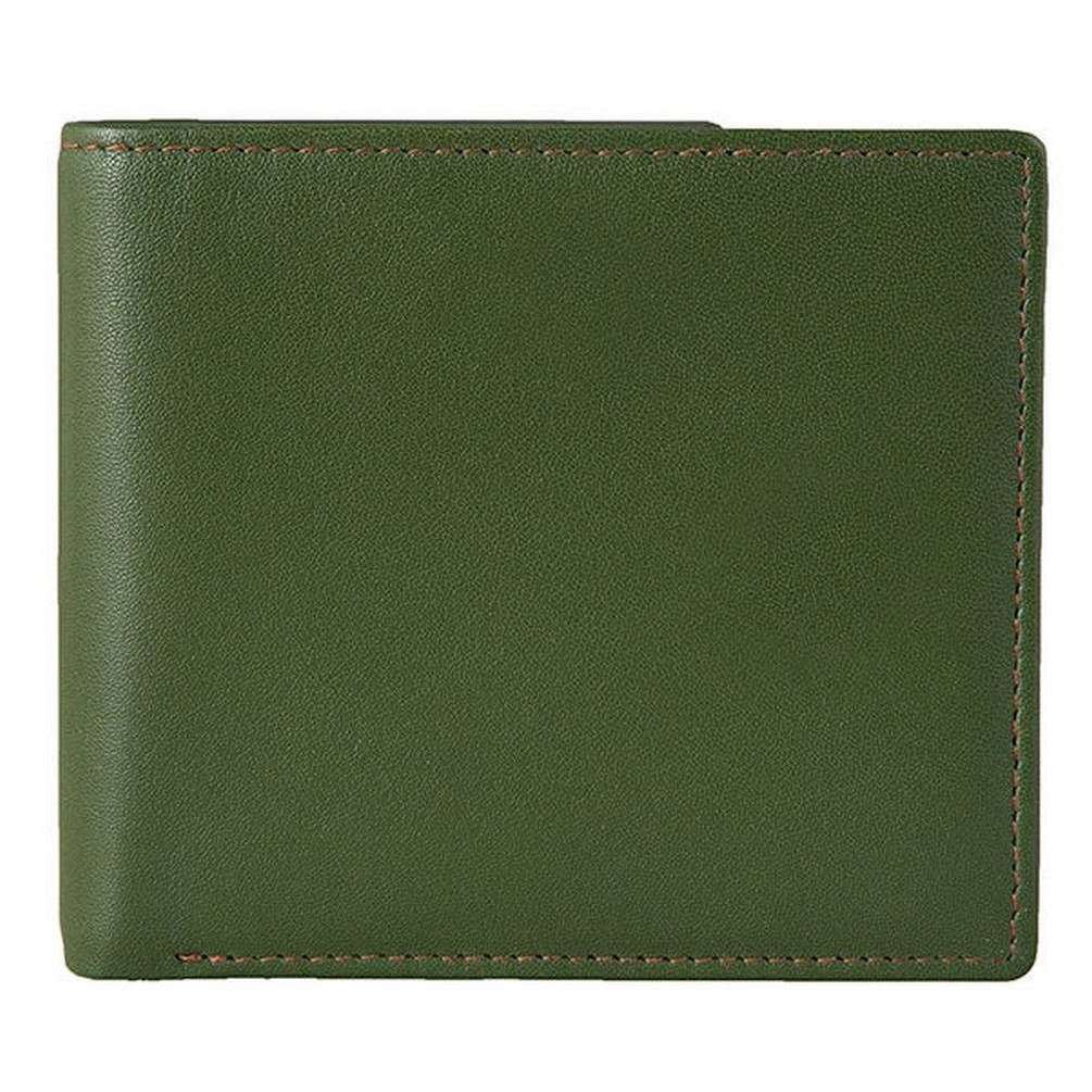 Dents Eden Security Billfold Wallet - Olive/English Tan