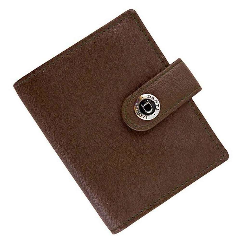 Dents Eden Security Business Card Holder - English Tan/Olive