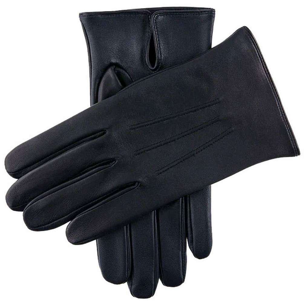 Dents Elton Touchscreen Leather Gloves - Navy
