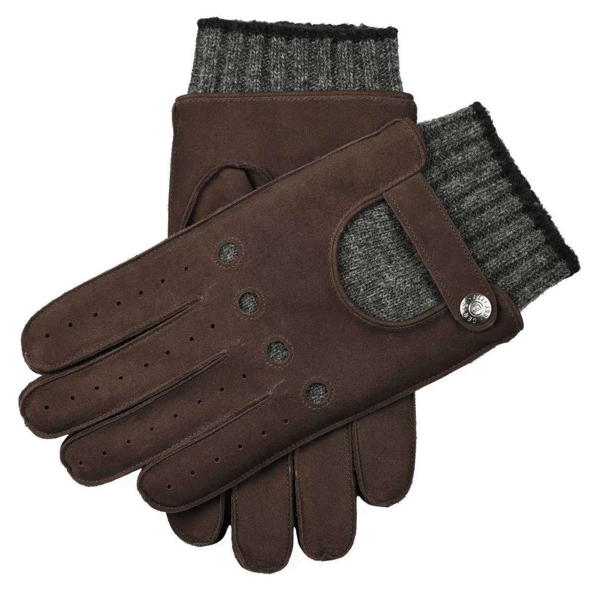 Dents Hambledon Water Resistant Gloves - Brown/Charcoal