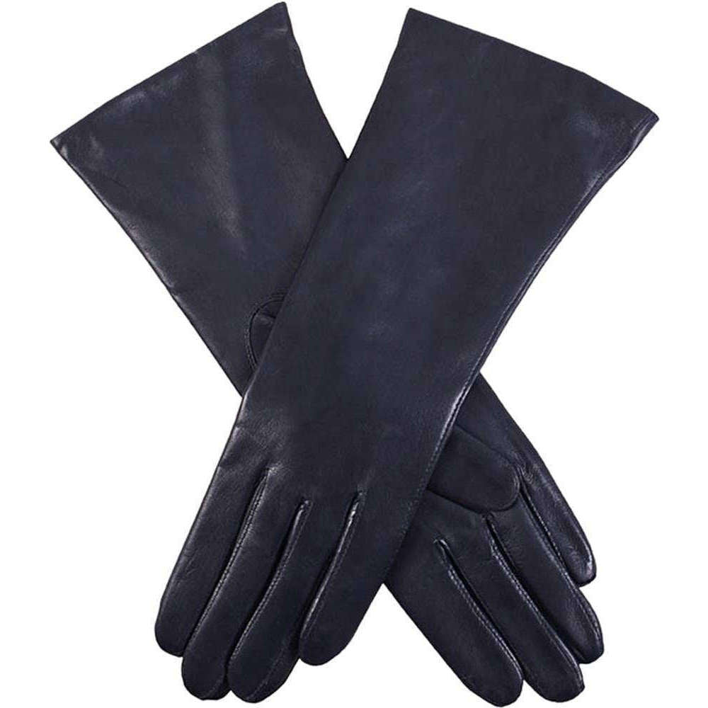 Dents Helene Cashmere Lined Hairsheep Leather Gloves - Navy