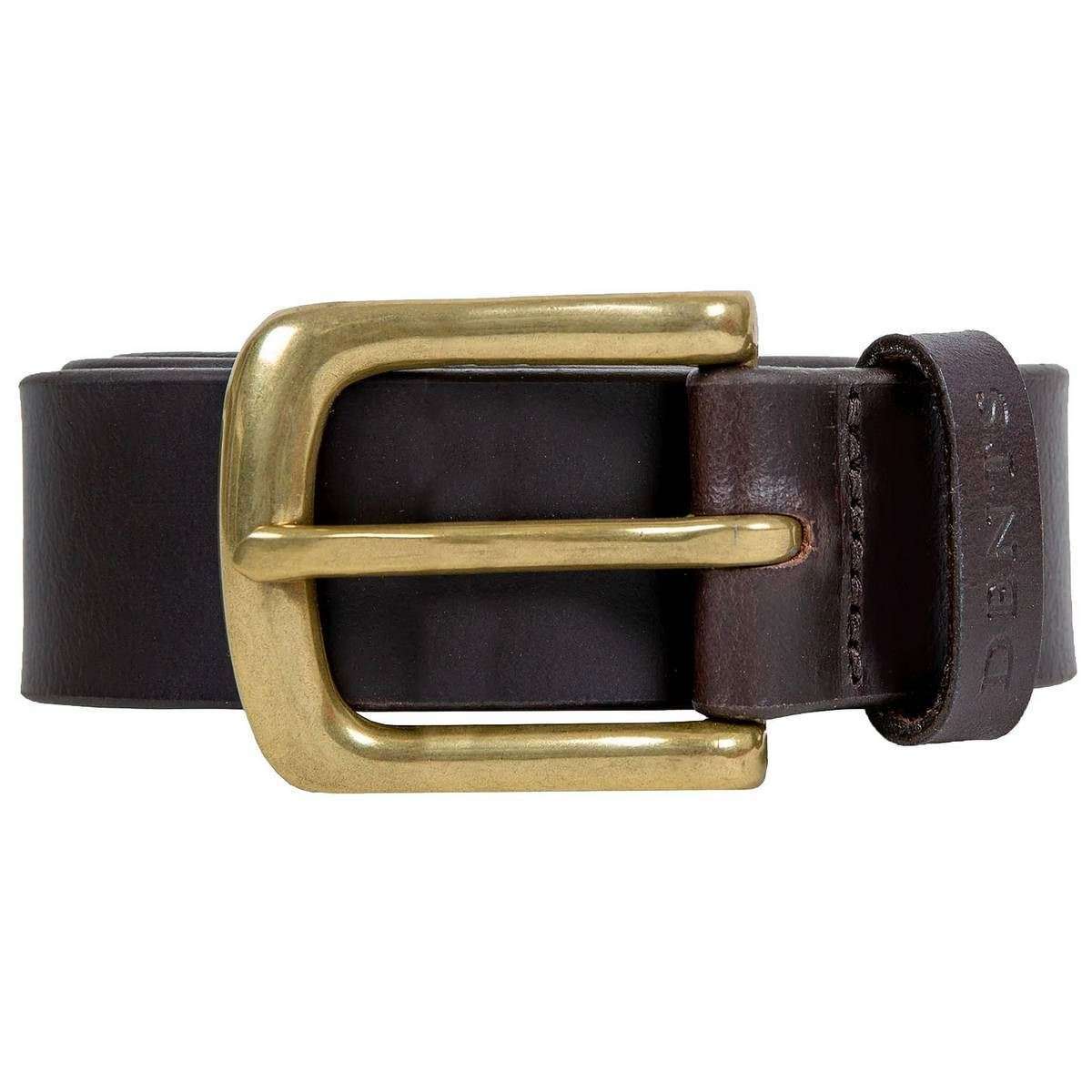 Dents Heritage Smooth Leather Belt - Brown