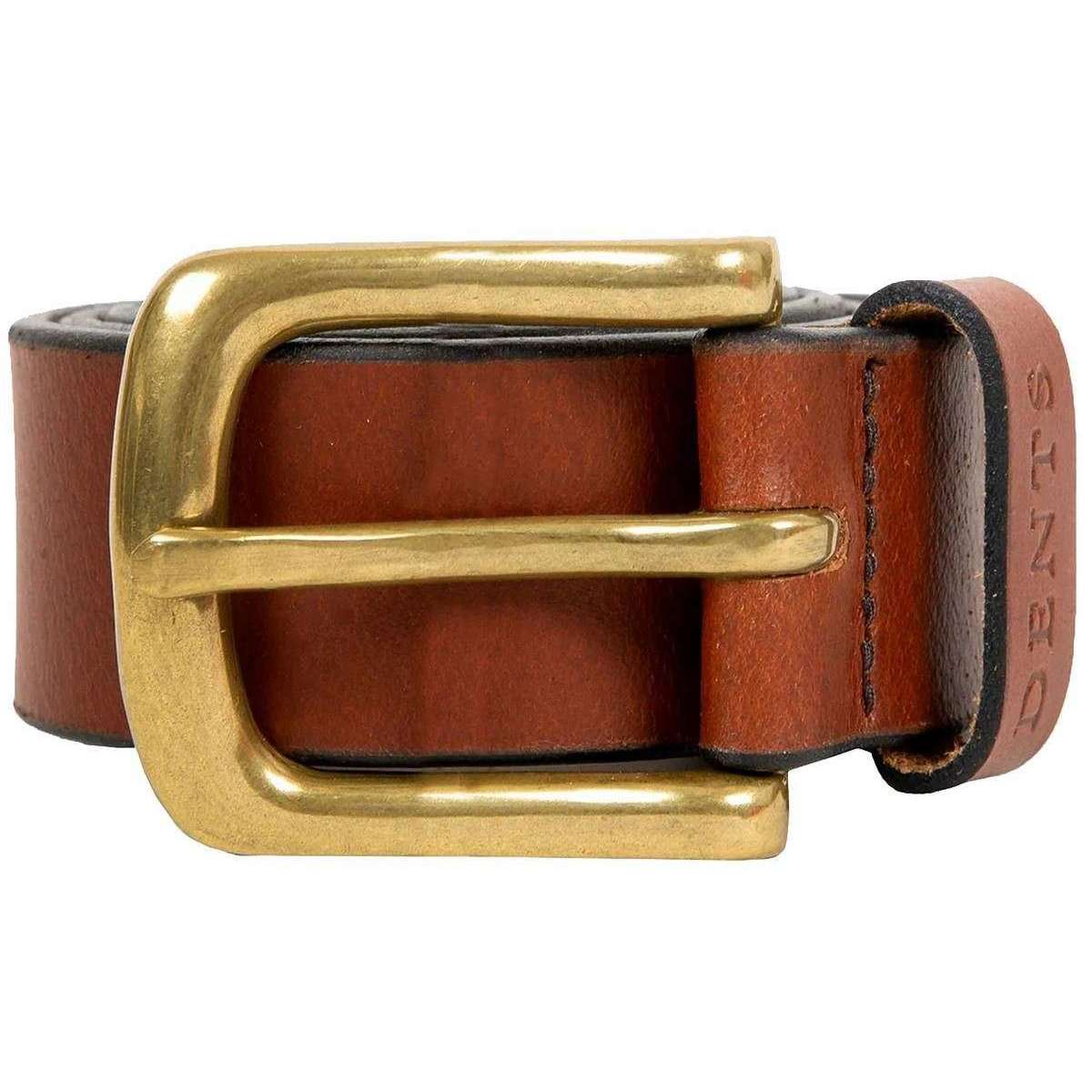 Dents Heritage Smooth Leather Belt - Tan