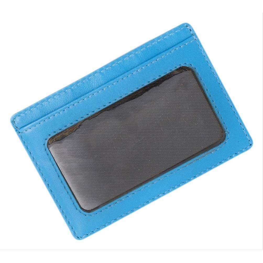 Dents Kensley RFID Leather Credit Card Holder - Black/Turquoise