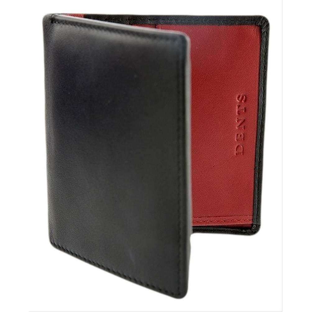 Dents Kensley RFID Leather Small Wallet - Black/Berry