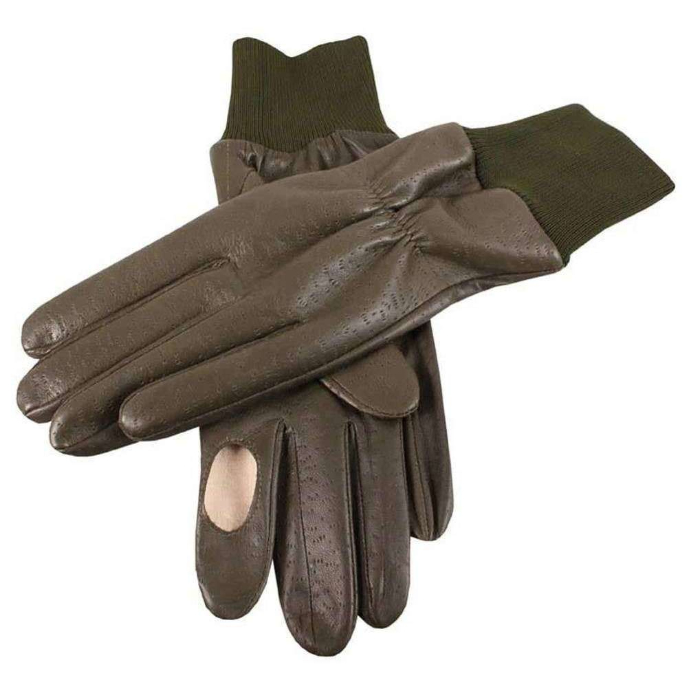 Dents Lady Regal Left Hand Shooting Gloves - Olive Green